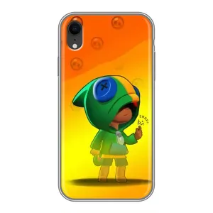 Чохол Бравл Старс для iPhone Xr (LEON в кофті)