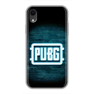 Чохол (TPU) з картинкою "Лого Пабг" на Айфон Xr (Лого PUBG)