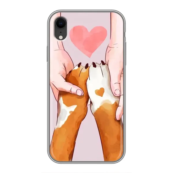 Чехол с рисунком «Любовь к собакам» для iPhone Xr Чехол с рисунком «Любовь к собакам» для iPhone Xr
