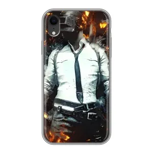 Чохол з картинкою "Герой Pubg" на iPhone Xr (Man Пубг)