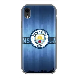 Силиконовые Чехлы принт Футбол на iPhone Xr (ManCity)