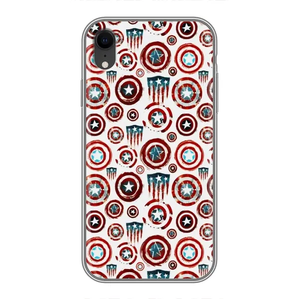Чехол с рисунком «Марвел щиты» для iPhone Xr Чехол с рисунком «Марвел щиты» для iPhone Xr