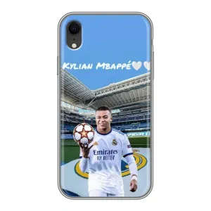 Чехол (TPU) с Футболистом на iPhone Xr (Mbappe Real)