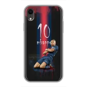 Чехол (TPU) с Футболистом на iPhone Xr (MBAPPE 10)