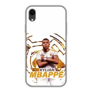 Чехол (TPU) с Футболистом на iPhone Xr (Мбаппе Реал)