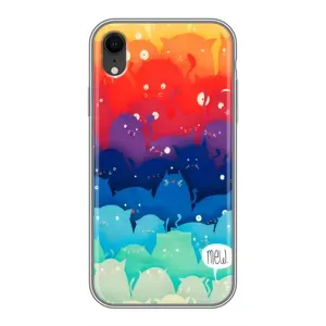 Силіконовий чохол з котиком для iPhone Xr (Mew)