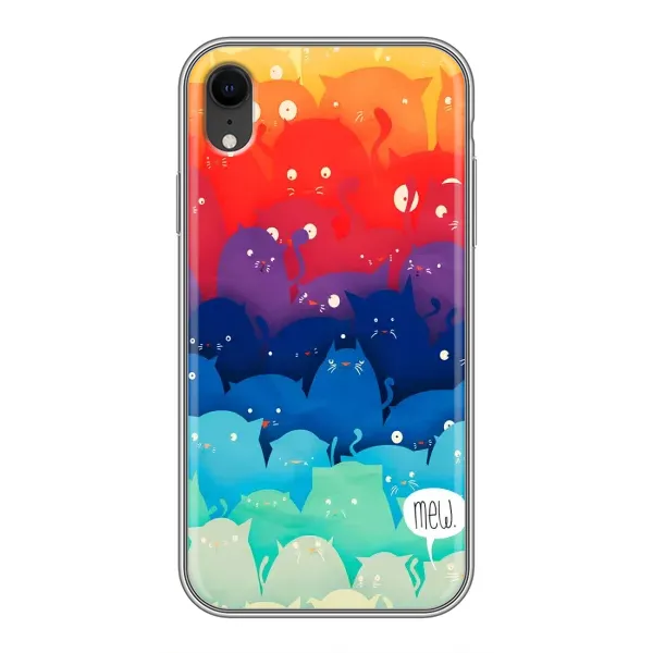 Чехол с рисунком «Mew» для iPhone Xr