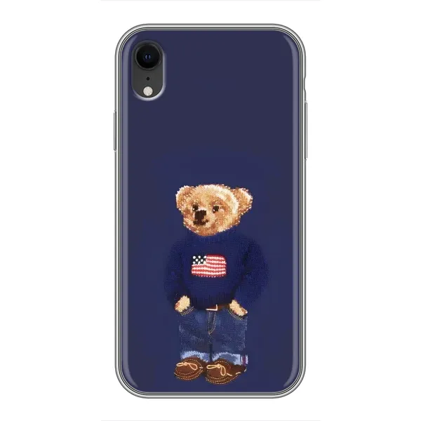 Чехол с рисунком «Мишка USA» для iPhone Xr Чехол с рисунком «Мишка USA» для iPhone Xr
