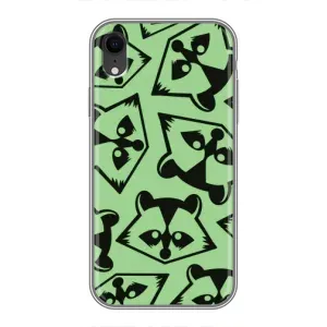 Силіконовий Чохол з Энотами на iPhone Xr (Мордочки Єнота)