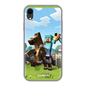 Чохли для iPhone Xr (Персонажі МайнКрафт) (На коні)