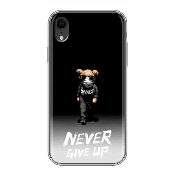 Чехол с рисунком «Never» для iPhone Xr Чехол с рисунком «Never» для iPhone Xr