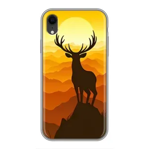 Чохли з зображенням різних тварин на iPhone Xr (Силует Оленя)