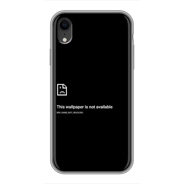 Чохол з малюнком «Помилка» для iPhone Xr Чохол з малюнком «Помилка» для iPhone Xr