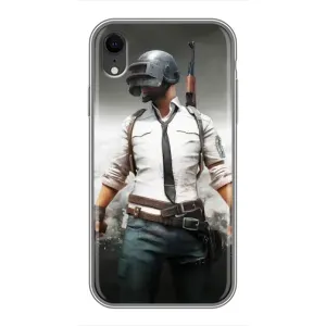 Чохол з картинкою "Герой Pubg" на iPhone Xr (Пабг)