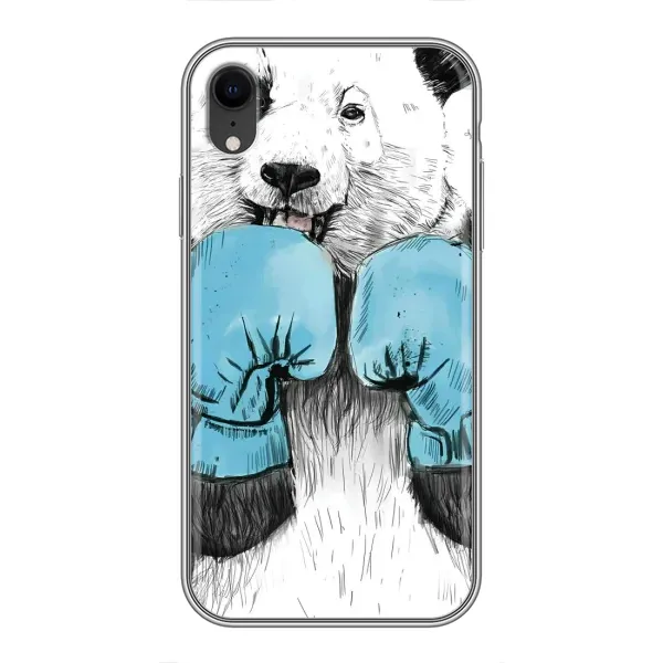 Чехол с рисунком «Панда боксер» для iPhone Xr Чехол с рисунком «Панда боксер» для iPhone Xr