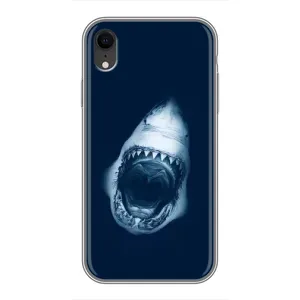 Силіконовий бампер з картинкою звірів для iPhone Xr (Пащу Акули)
