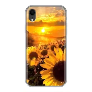 Чохол з Квітами для iPhone Xr (поле соняшників)