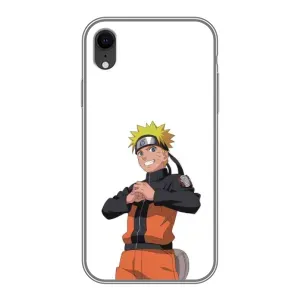 Чехлы с принтом Наруто на iPhone Xr (Радосный Наруто)