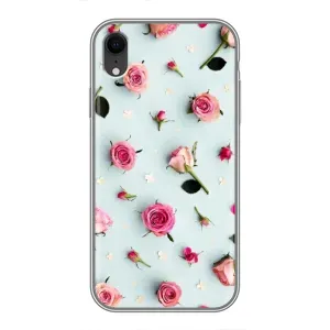 Чехлы с принтом Розочки для iPhone Xr (Разные цветы)