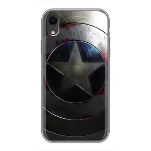 Чохол с Щітом Капітана Америки на iPhone Xr (Ретро Щит Капітана)