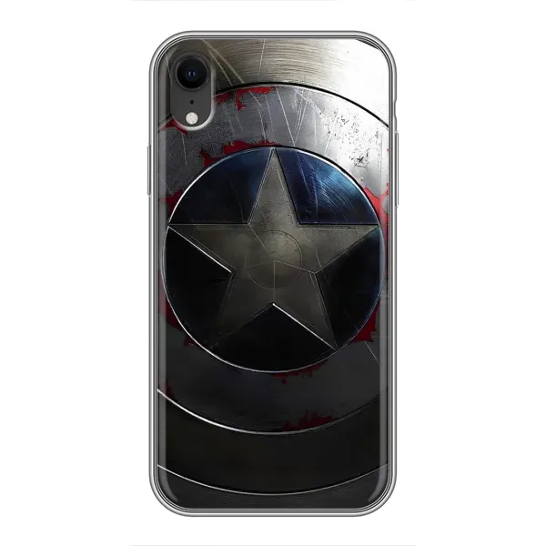 Чехол с рисунком «Ретро Щит Капитана» для iPhone Xr Чехол с рисунком «Ретро Щит Капитана» для iPhone Xr