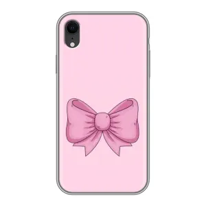 Чохол банти для iPhone Xr (Рожевий бантик)