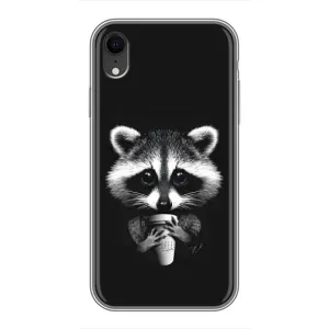 Силіконовий Чохол з Энотами на iPhone Xr (З кавою)
