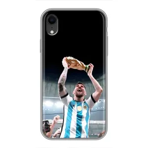 Чехлы Лео Месси Аргентина для iPhone Xr (Счастливый Месси)