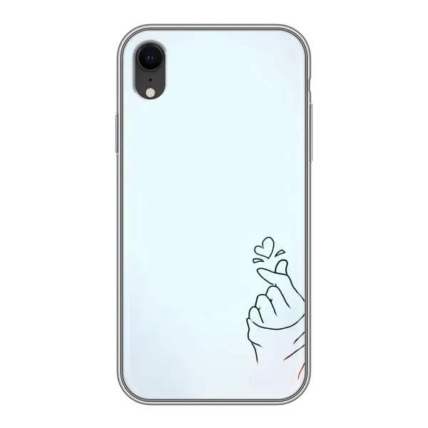 Чехол с рисунком «Сердце на голубом» для iPhone Xr Чехол с рисунком «Сердце на голубом» для iPhone Xr