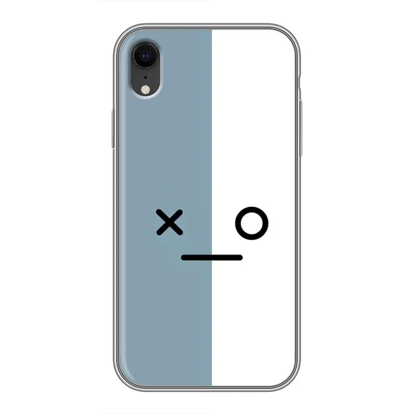 Чехол с рисунком «Серо-белый» для iPhone Xr Чехол с рисунком «Серо-белый» для iPhone Xr