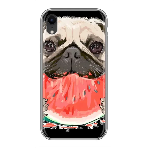 Чехол с рисунком «Смешной Мопс» для iPhone Xr Чехол с рисунком «Смешной Мопс» для iPhone Xr