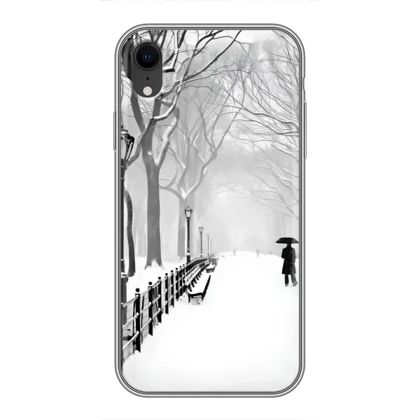 Чехол с рисунком «Снегом замело» для iPhone Xr Чехол с рисунком «Снегом замело» для iPhone Xr