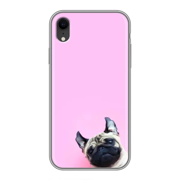 Чохол з малюнком «Собака на рожевому» для iPhone Xr Чохол з малюнком «Собака на рожевому» для iPhone Xr