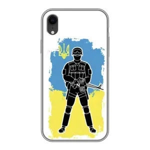 Патріотичні Чохли для  Айфон Xr (Солдат України)
