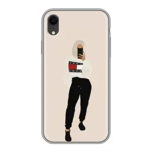 Силиконовый Чехол на iPhone Xr с картинкой Стильных Девушек (Стильная)