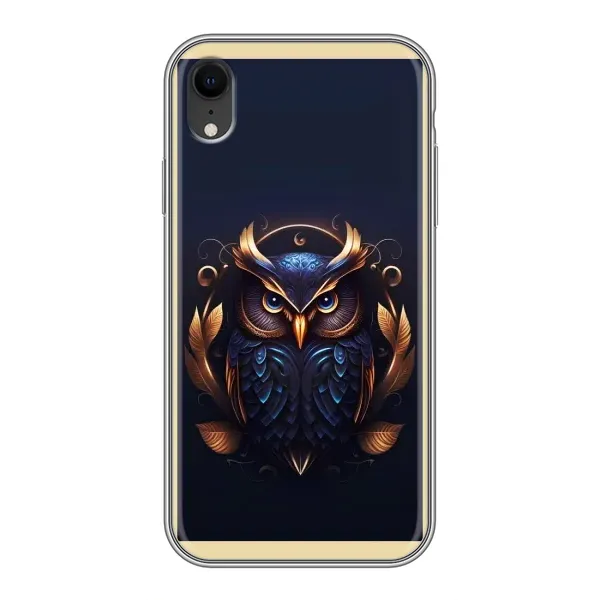 Чехол с рисунком «Стильная Сова» для iPhone Xr