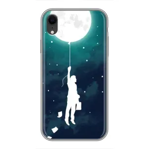 Чехол (ТПУ) с планетами на iPhone Xr (To The moon)