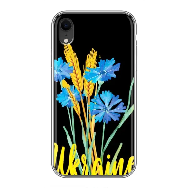 Чехол с рисунком «Ukraine в цветочках» для iPhone Xr