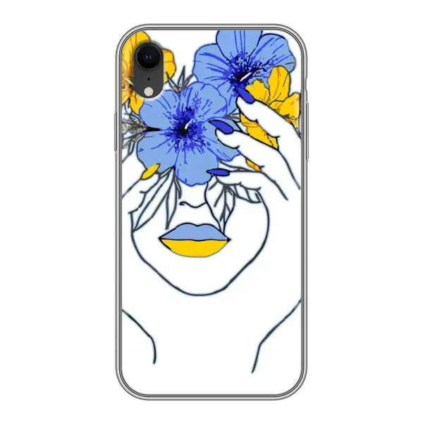 Чехол с рисунком «Украинка на всю голову» для iPhone Xr