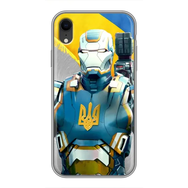 Чехол с рисунком «Украинский робокоп» для iPhone Xr Чехол с рисунком «Украинский робокоп» для iPhone Xr