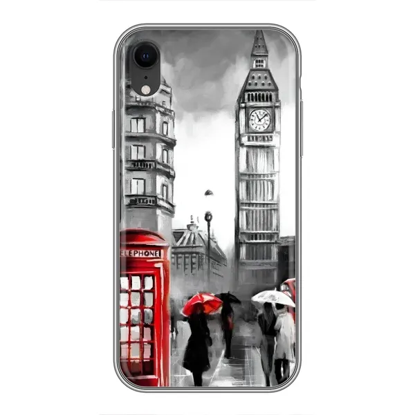 Чехол с рисунком «Вид на Биг Бен» для iPhone Xr
