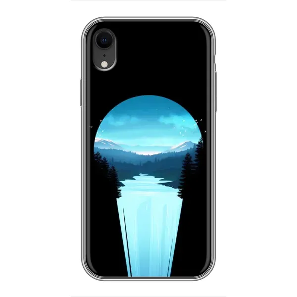 Чехол с рисунком «Синий Водопад» для iPhone Xr Чехол с рисунком «Синий Водопад» для iPhone Xr