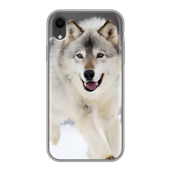 Чехол с рисунком «Волк на снегу» для iPhone Xr Чехол с рисунком «Волк на снегу» для iPhone Xr