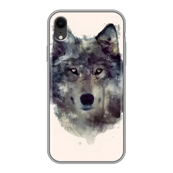 Чехол с рисунком «Волк» для iPhone Xr Чехол с рисунком «Волк» для iPhone Xr