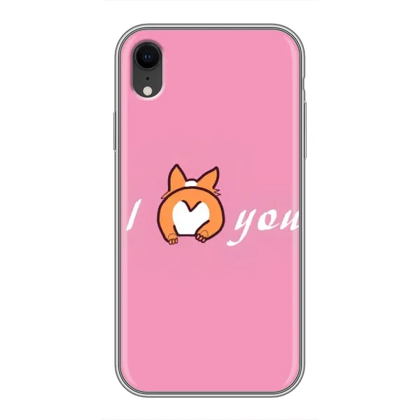 Чехол с рисунком «Я тебя люблю» для iPhone Xr