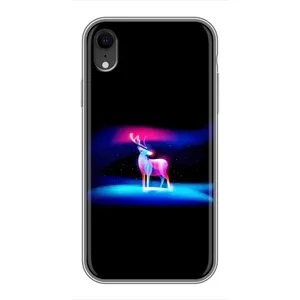 Силіконовий бампер з картинкою звірів для iPhone Xr (Яскравий олень)