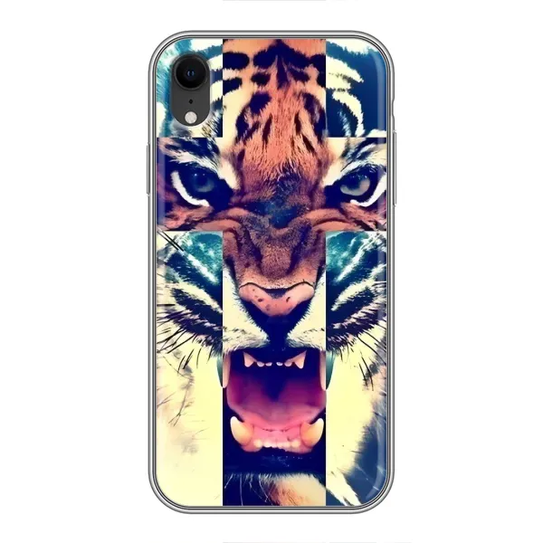 Чехол с рисунком «Яркий Тигр» для iPhone Xr