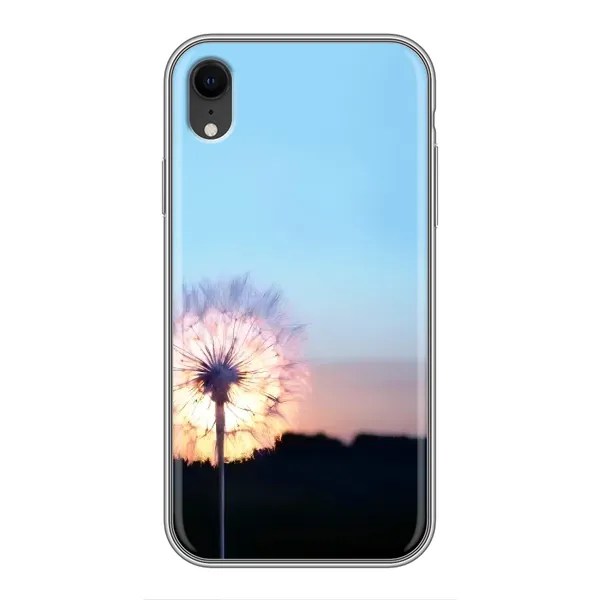 Чехол с рисунком «Закат с одуванчиком» для iPhone Xr Чехол с рисунком «Закат с одуванчиком» для iPhone Xr
