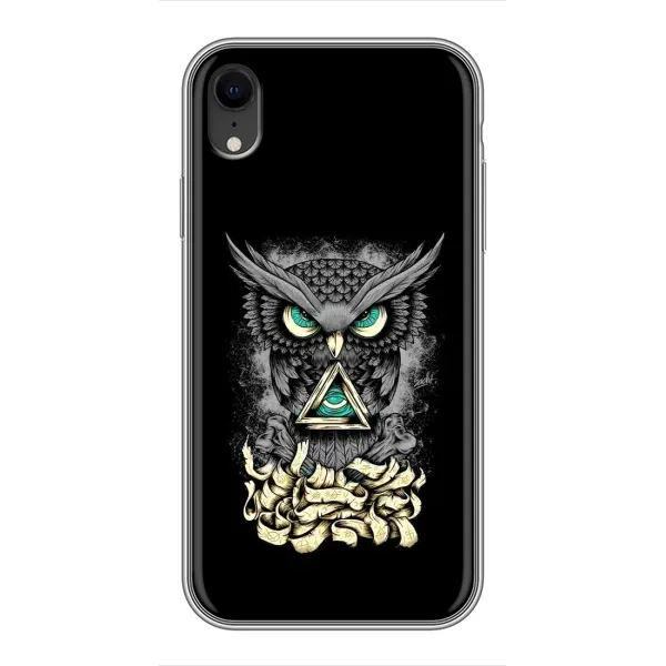 Чехол с рисунком «Зеленые глаза» для iPhone Xr