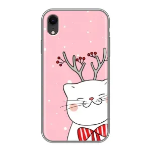 Чохол на тематику: Коти для iPhone Xr (Зимовий кіт)